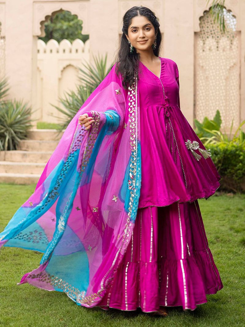 Loom Light – Narayanpet Sharara Set main image 0