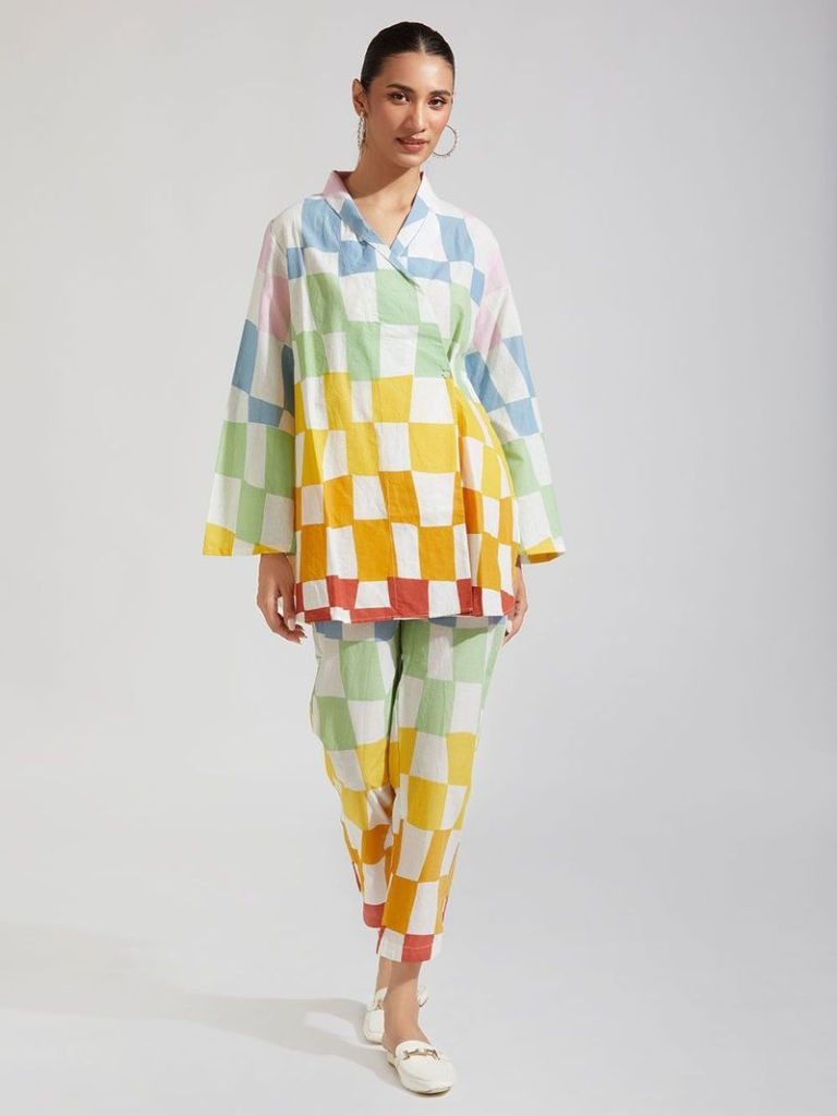 Multicolor Printed Cotton Co-ord Set