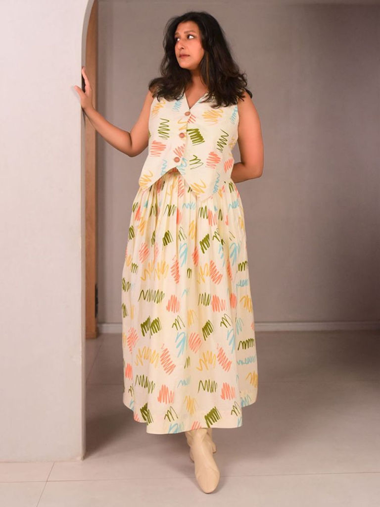 Multicolor Printed Cotton Co-ord Set