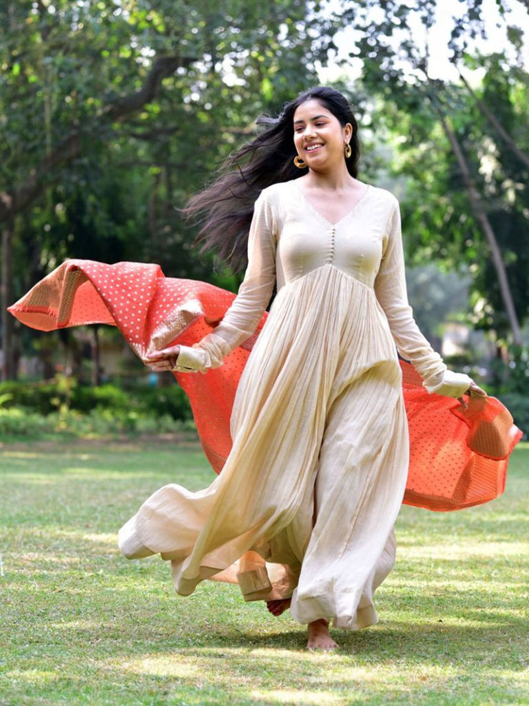 Beige Cotton Kurta