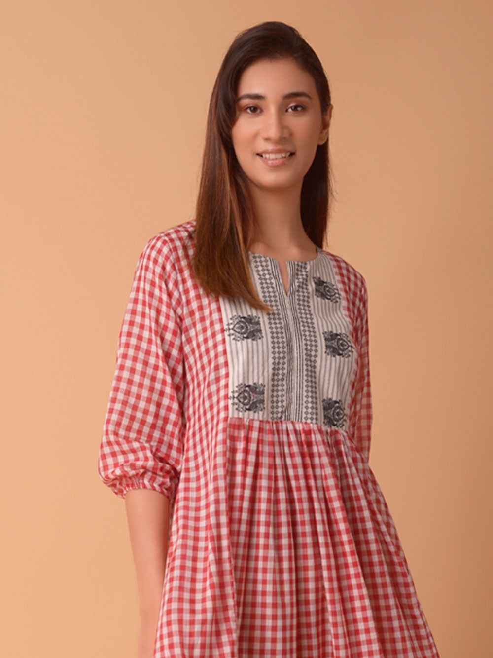 DESIGNER COTTON PRINTED DRESS ( PACK OF 3 ) main image 0
