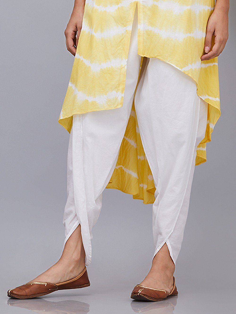 Go Colors Women Solid Ecru Viscose Harem Dhoti Pants Buy Go Colors Women  Solid Ecru Viscose Harem Dhoti Pants Online at Best Price in India  Nykaa