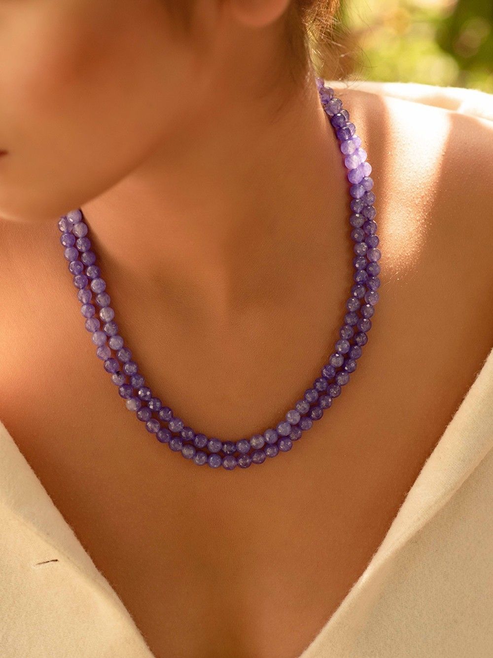 Rio Rainforest - Purple Seed Bead Necklaces – Lady T Accessories