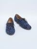 Blue Ajrakh Hand Block Printed Cotton Shoes