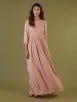 Old Rose Hand Embroidered Viscose Dobby Dress