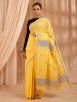 Yellow Handloom Cotton Jamdani Saree