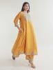Yellow Zari Lace Chanderi Suit- Set of 3