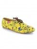 Yellow Printed Canvas Shoes