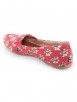 Pink Hand Block Printed Cotton Loafers