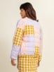 Yellow Lilac Patchwork Cotton Quilted Jacket