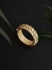Gold Toned Handcrafted Brass Bangle