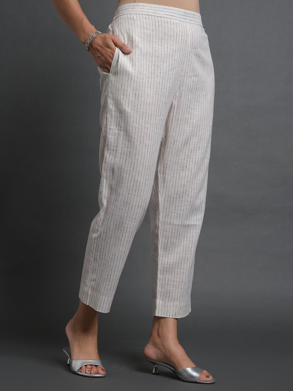 Block Print Pants- Buy Women's Palazzo Pants Online & Trousers | The Loom