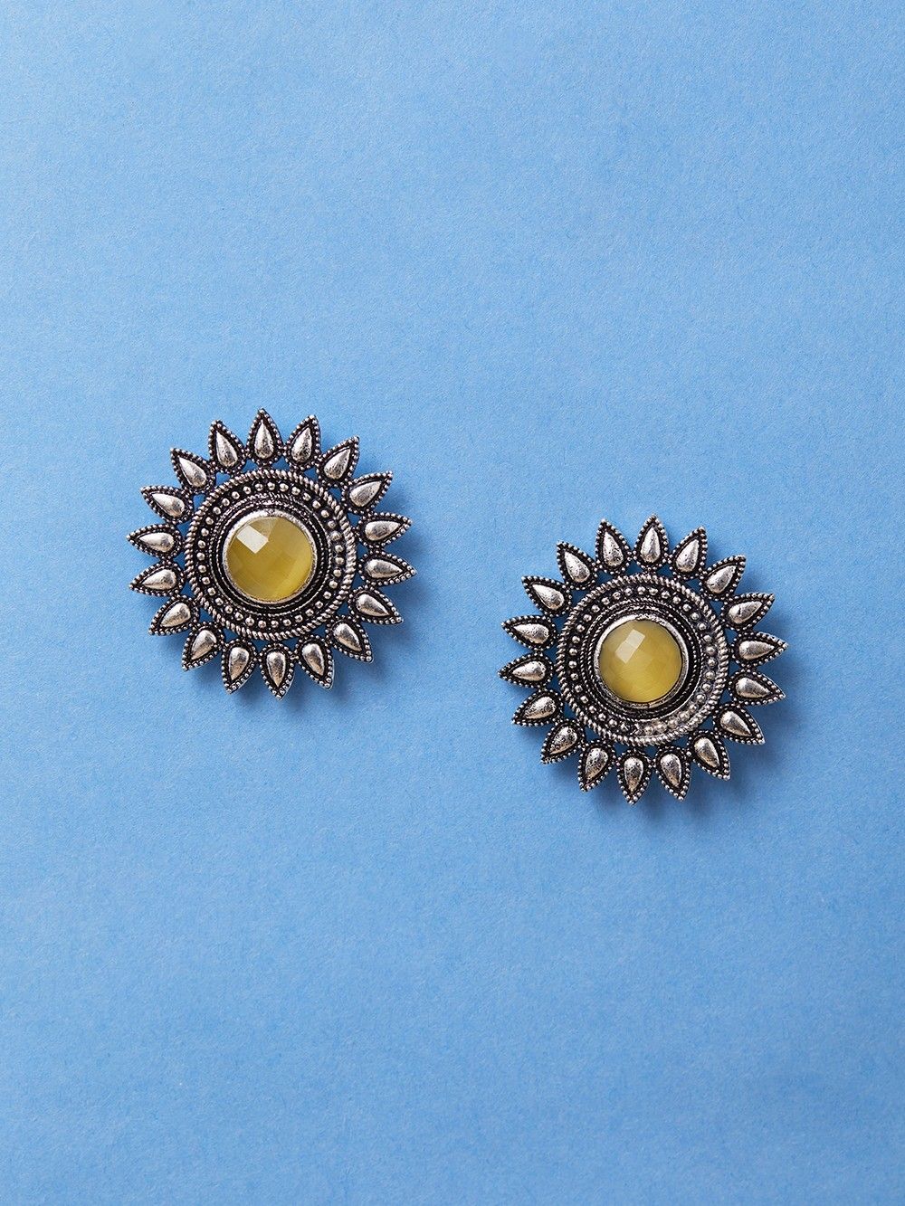 Home Industry Suriya - Brass Big Earrings main image 1