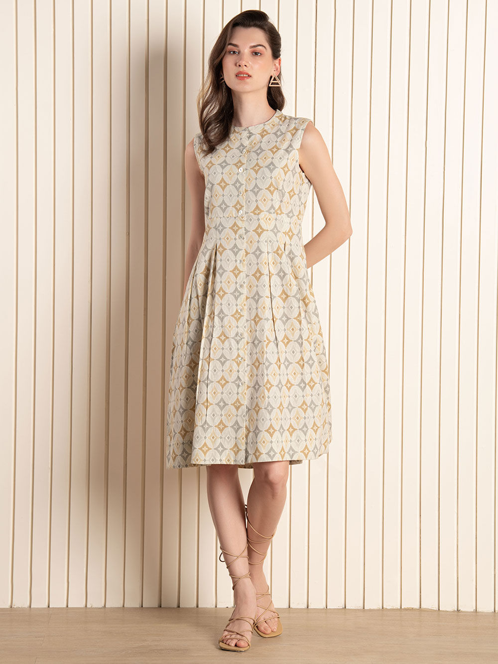 flex cotton dress Bougainvillea Glow Cotton Flex Dress