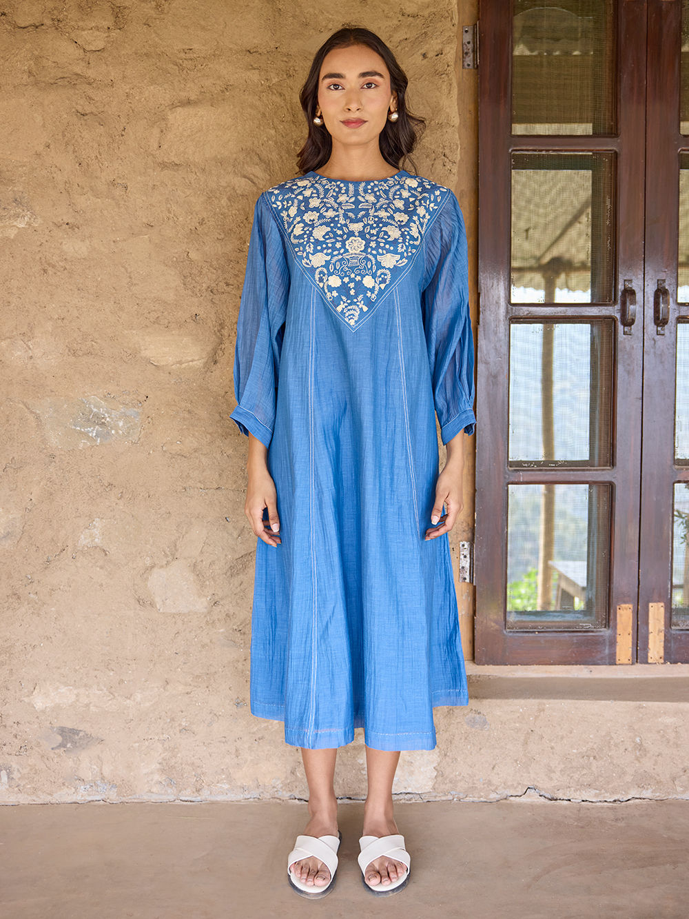 sachin and babi light blue dress Shop Hand Embroidered Dresses Online in Pakistan  Selection.pk