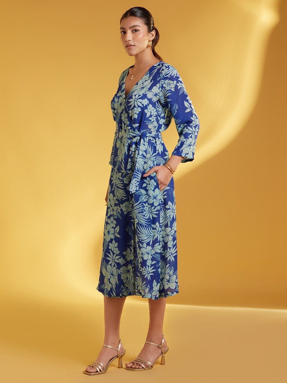 sachin and babi light blue dress Buy Floral Dresses Women Online in India at Best Prices main image 0