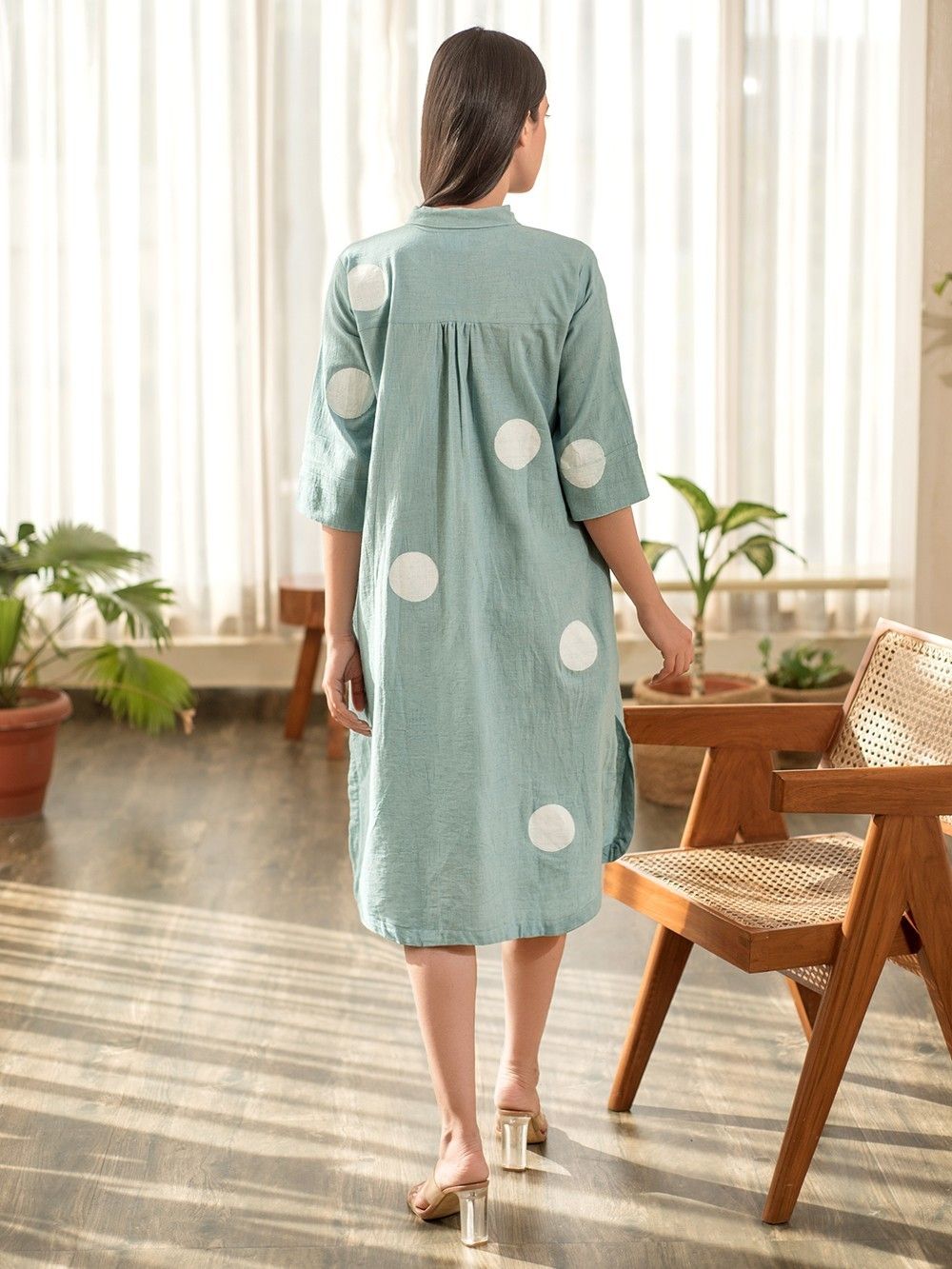 white christmas dresses Enveloppe Linen Shirt Dress main image 0