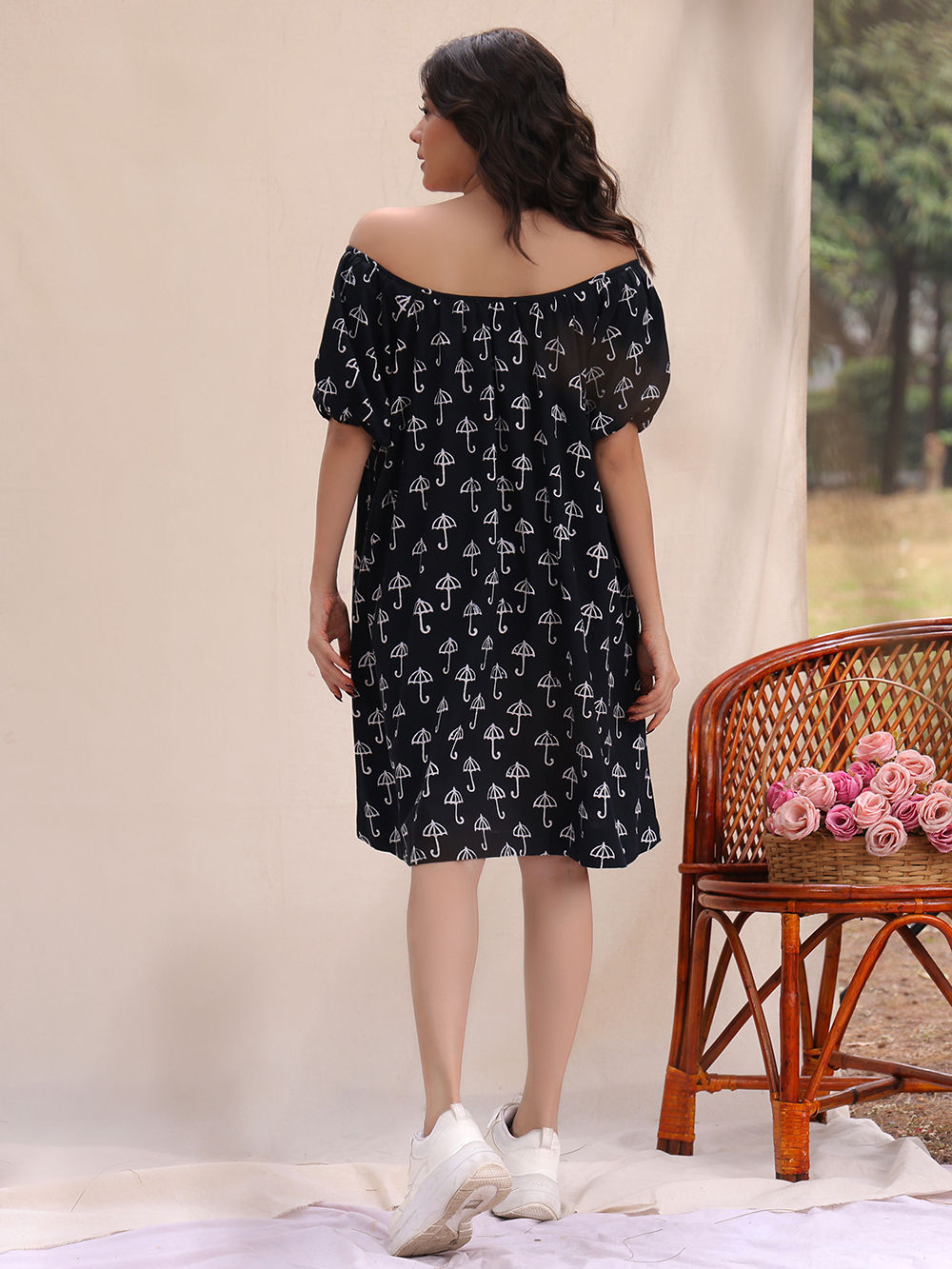 white christmas dresses Rouched Off The Shoulder Dress Maxi main image 0