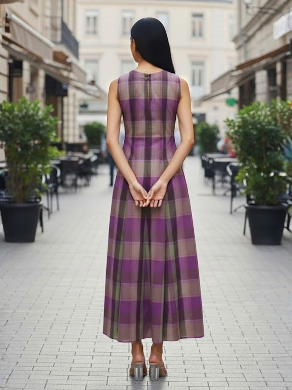 fitted lace wedding dress Untuckit | Cotton Plaid Reese Shirt Dress