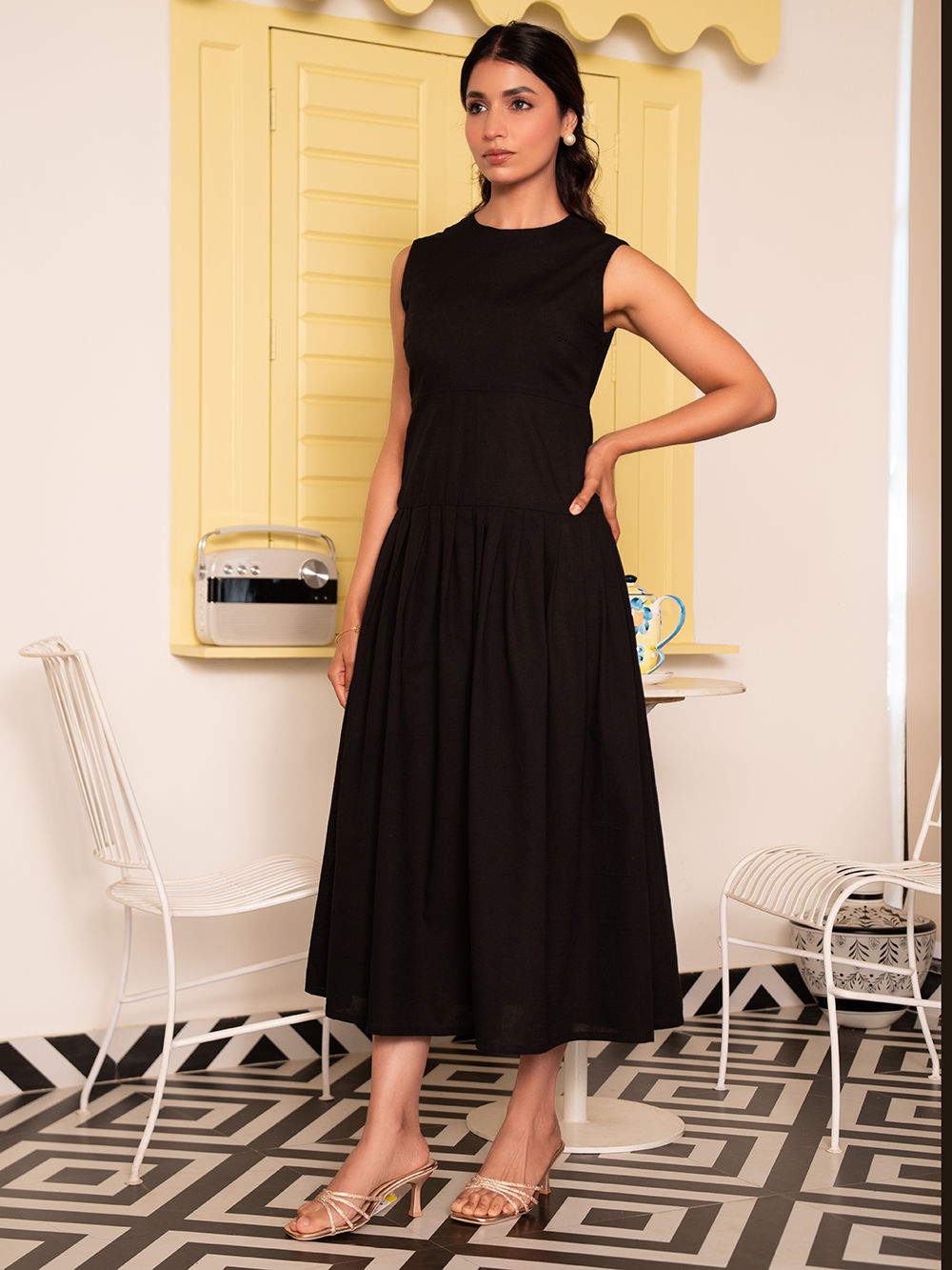 Mauve Cotton Dress — free download