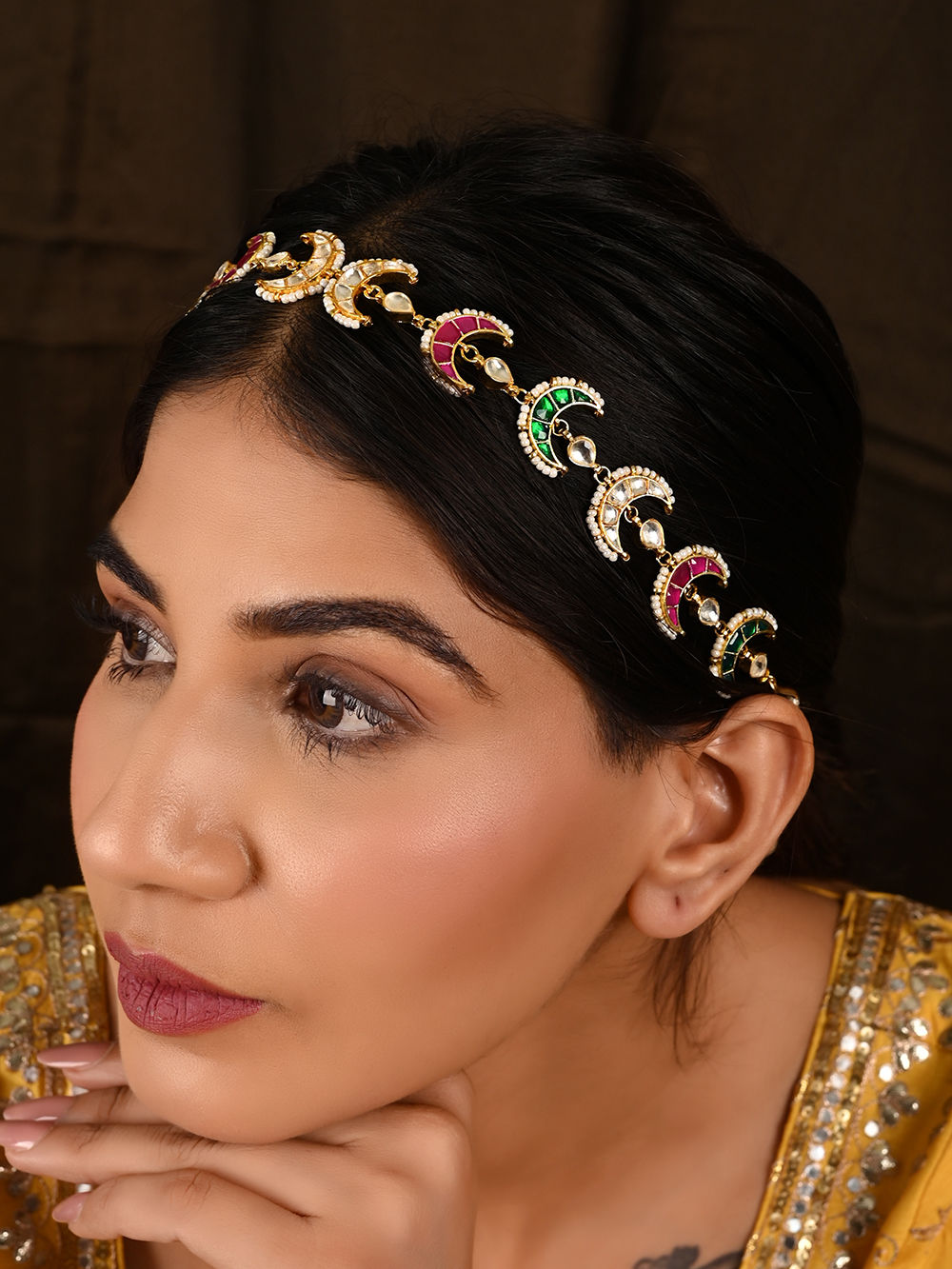 Green Patwa Handcrafted Earrings