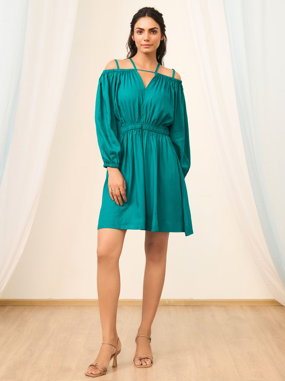 slim fit dress slacks A-Line Long Satin Dark Green Prom Dress with Split PSK406 US8 / Red main image 0