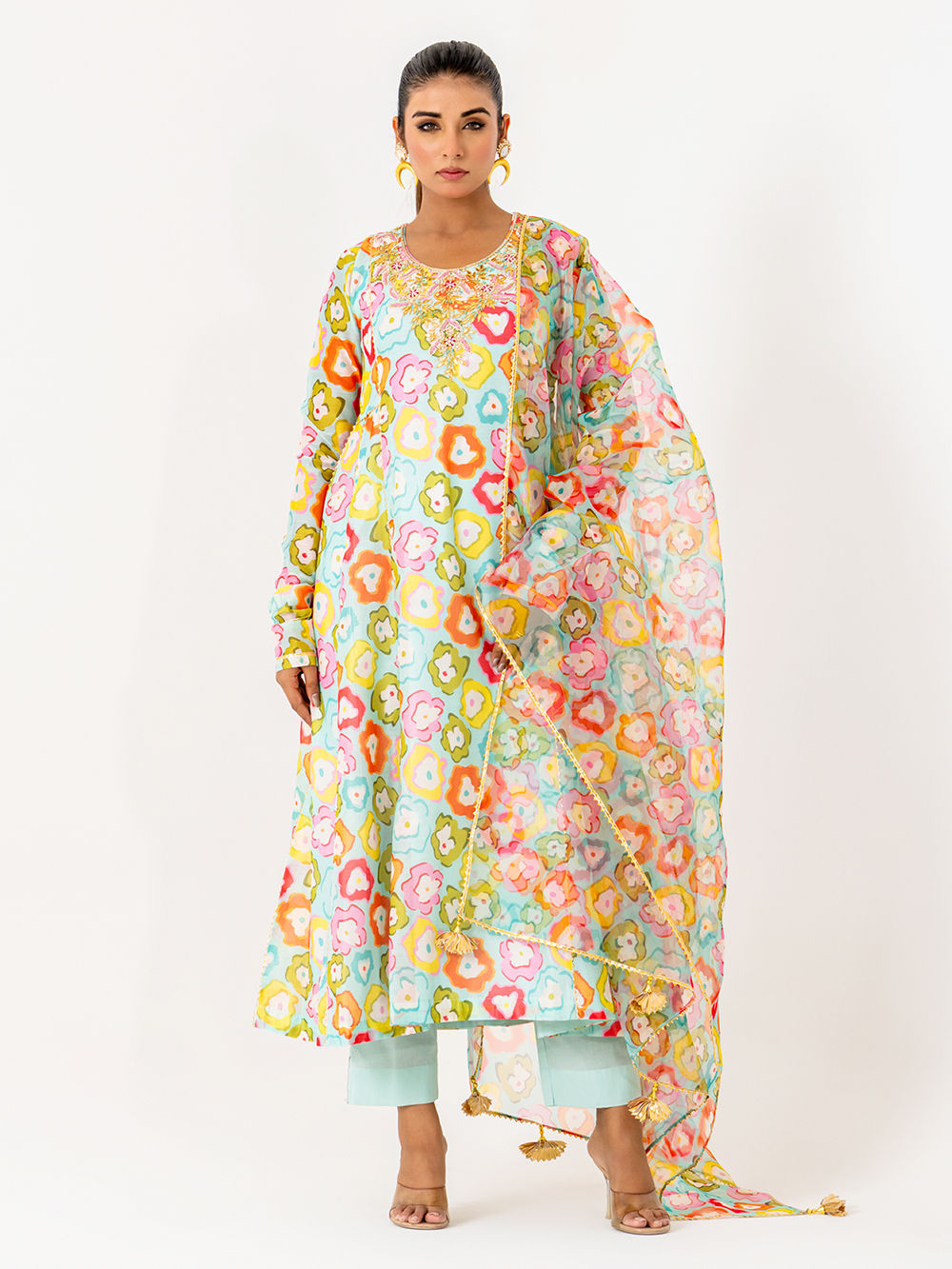 Zarelle Threadveil Chanderi Suit main image 0