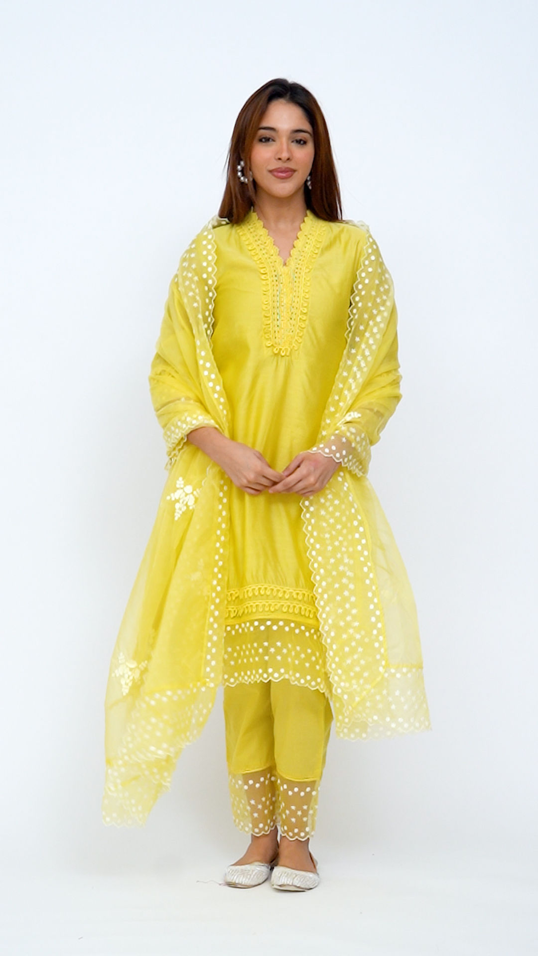 Women's Asymmetric Kurta In Cotton - Beige & Pink Printed Cowl Neck Casual Wear For Parties & Daily Outfits
