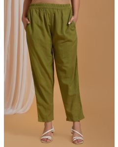 Sage Green Cotton Pants