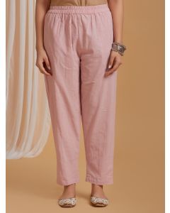 Mauve Cotton Pants