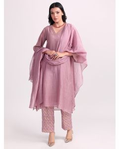 Mauve Chanderi Dupatta