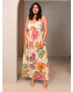 Multicolor Printed Cotton Dress