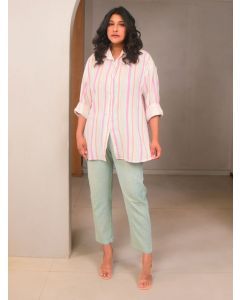Multicolor Printed cotton Co-ord Set - Set of 2