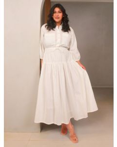 White Cotton Dress