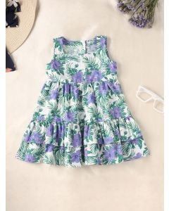 Multicolor Printed Cotton Dress