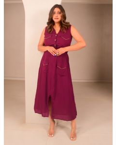 Purple Modal Dress