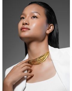 Gold Plated Handcrafted Brass Choker