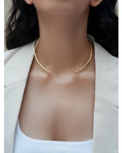 Gold Plated Handcrafted Brass Choker