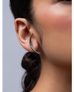 Silver Plated Handcrafted Brass Earrings