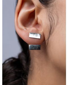 Silver Plated Handcrafted Brass Earrings