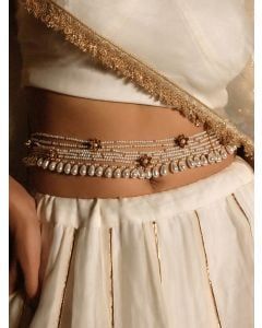 Gold Plated Handcrafted Brass Waist Belt