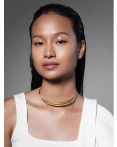 Gold Plated Handcrafted Brass Choker
