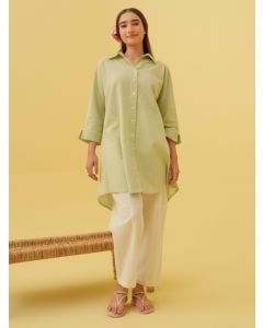 Mint Green Cotton Shirt