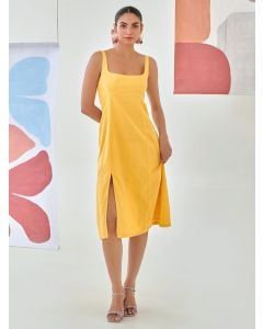 Yellow Cotton Dress