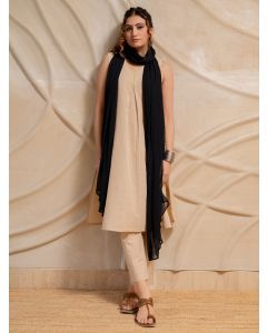 Beige Cotton Suit- Set of 3