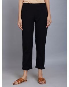 Black Cotton Pants