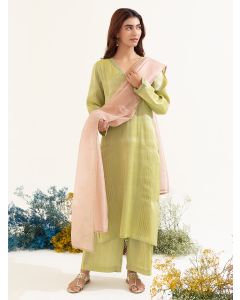 Pink Tissue Kota Dupatta