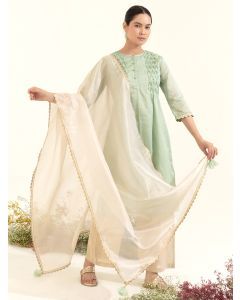Golden Tissue Kota Dupatta