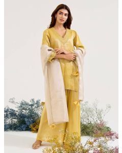 Golden Kota Tissue Dupatta