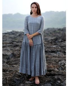 Grey Cotton Dress